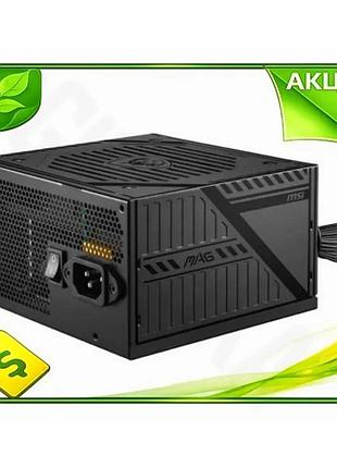 Ve блок живлення 650 вт new version msi mag black 80 plus bronze для комп'ютера джерело живлення з зах n6w_ver