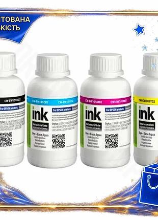 Dm комплект чернил colorway спецификация 2.2 для epson 4шт 200мл водорастворимые чернила для принтера spe|lz