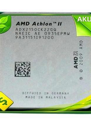 Ve процесор amd athlon ii new version x2 215 am3 2 ядра 2x2,7 ггц для пк комп'ютерний процесор 65вт н n6w_ver