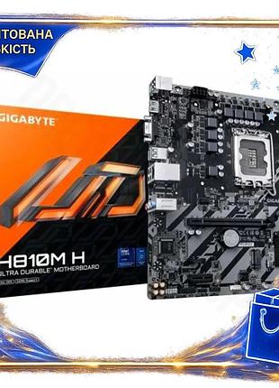 Dm материнская плата gigabyte спецификация 2.2 lga1851 h810m h microatx 2xddr5 1xpci-e 4.0 x16 для ком spe|lz