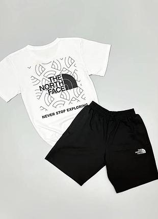 Комплект шорти+футболка the north face tnf