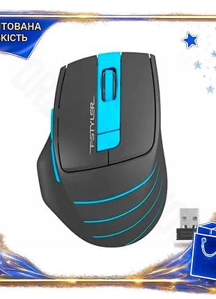 Dm миша a4tech fstyler специфікація 2.2 бездротова grey blue 2000dpi ергономічна комп'ютерна миша для spe|lz