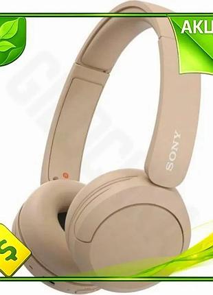 Ve беспроводные наушники sony bluetooth new version накладные бежевые с микрофоном для смартфона до 40 n6w_ver