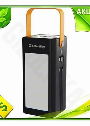 Ve универсальная мобильная батарея colorway new version 80000mah черный павербанк для гаджетов быстрая n6w_ver