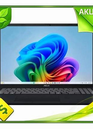 Ve ноутбук 16 дюймів asus new version vivobook 16 для роботи та навчання з amd ryzen 5 16гб ssd 512гб n6w_ver