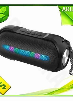 Ve портативная колонка defender enjoy new version s400 bluetooth 5 вт для музыки с fm-радио и led подс n6w_ver