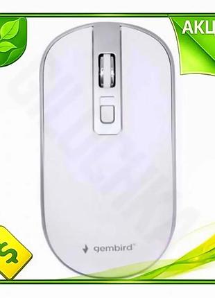 Ve беспроводная мышь gembird оптическая new version white grey 1600 dpi эргономичная компьютерная мышь n6w_ver