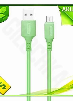 Ve кабель usb 2.0 am new version – microusb 1 м colorway зеленый зарядный кабель для смартфона и планш n6w_ver