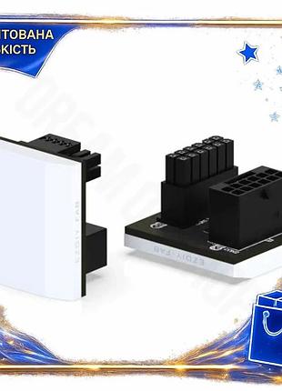Dm адаптер ezdiy-fab 12vhpwr спецификация 2.2 180° white для rtx 40xx 600 вт. spe|lz