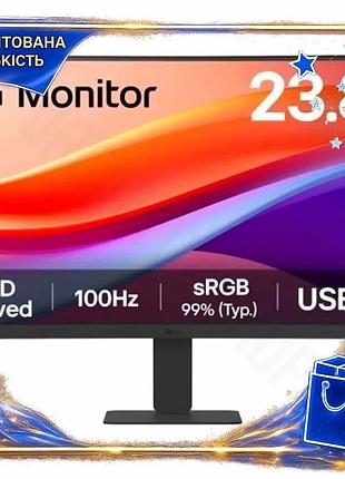 Dm монитор изогнутый 23.8" спецификация 2.2 lg black va 1920x1080 100 гц для игр и работы компьютерный spe|lz