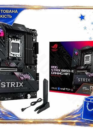 Dm материнська плата am5 специфікація 2.2 asus rog strix b850-e gaming wifi 4xddr5 wifi 7 для геймерів spe|lz