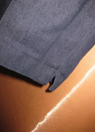 Класичні зручні брюки штани джинсові мом 12р км0830 темні, з двома кишенями з боків,6 фото