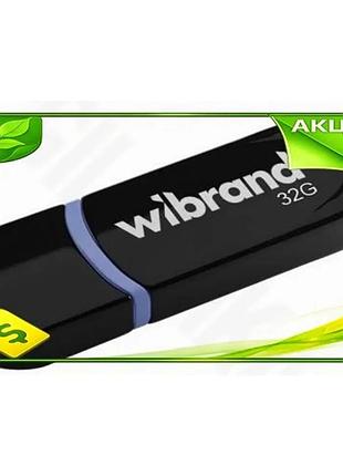 Ve флеш накопитель usb 32гб new version wibrand черный usb 2.0 для хранения данных флешка для компьюте n6w_ver