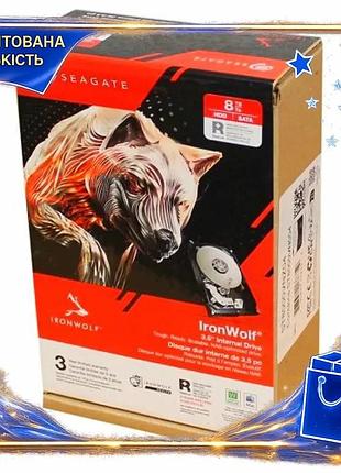 Dm жорсткий диск 3.5" специфікація 2.2 8тб seagate ironwolf sata3 7200 об/хв для мережевого сховища на spe|lz