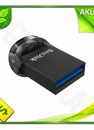 Ve флеш накопитель usb sandisk new version ultra fit 256гб черный компактный накопитель для хранения д n6w_ver