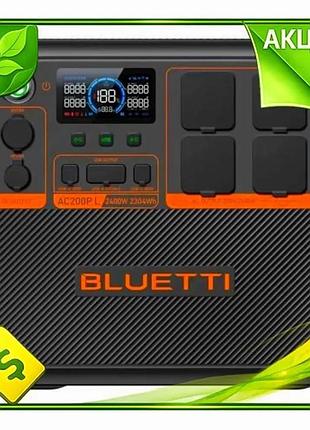 Ve зарядная станция bluetti 2400 new version вт черная для дома и автофургона электрическая станция li n6w_ver