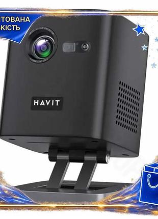 Dm проектор havit dlp специфікація 2.2 android tv 9.0 портативний бездротовий проектор для дому і кіно spe|lz