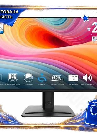 Dm монітор 24.5 дюйми специфікація 2.2 msi чорний ips 1920x1080 120 гц для роботи та ігор з адаптивною spe|lz