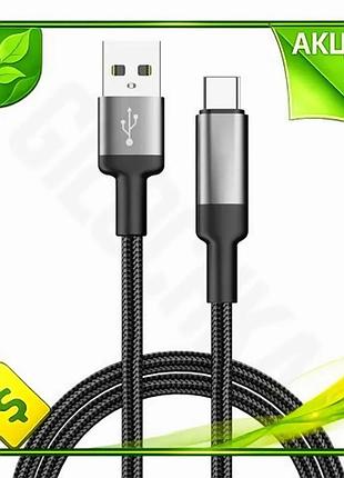 Ve кабель usb type-c 1 new version м colorway чорний 6a для зарядки та синхронізації шнур живлення n6w_ver