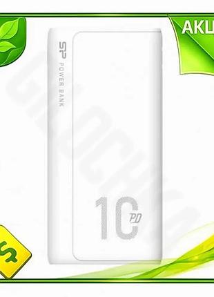 Ve универсальная мобильная батарея 10000 new version mah silicon power power bank с 2xusb type-c для с n6w_ver