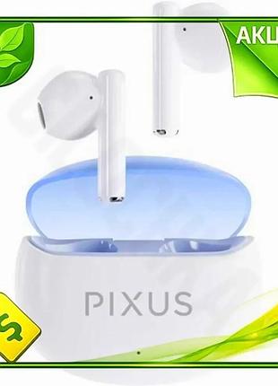 Ve бездротові навушники pixus space new version tws bluetooth 5.3 з мікрофоном для смартфона вкладиші n6w_ver