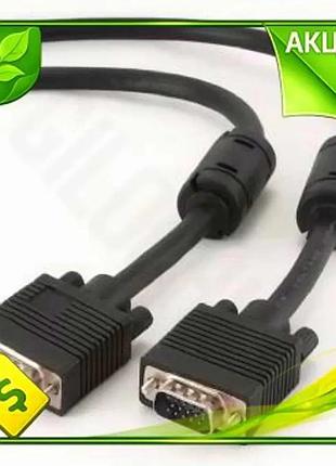 Ve кабель vga 5 м new version чорний cablexpert відеокабель для підключення монітора пк проектора віде n6w_ver