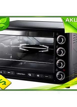 Ve електродуховка liberton 2200w 65л new version конвекційна піч для випічки з таймером терморукавиця n6w_ver