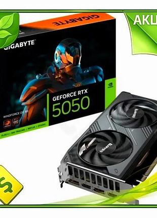 Ve відеокарта geforce rtx 5050 new version gigabyte 8гб gddr6 128-біт для ігор графіки oc 2587 мгц акт n6w_ver