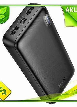 Ve универсальная мобильная батарея 20000 new version mah hoco черная powerbank для смартфона и планшет n6w_ver