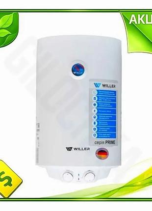 Ve водонагрівач willer 50л 1500вт new version вертикальний для дому механічний термопротектор бойлер д n6w_ver