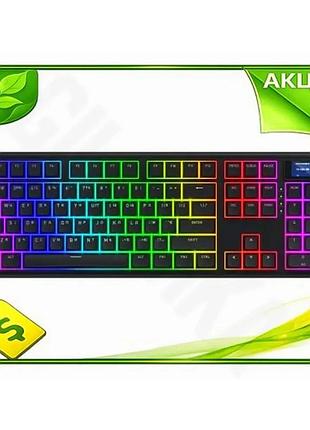 Ve бездротова механічна клавіатура hator new version чорна з rgb підсвічуванням для геймерів bluetooth n6w_ver