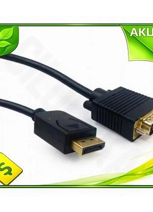Ve кабель displayport к vga new version 1,8м черный cablexpert переходник для компьютера монитора адап n6w_ver