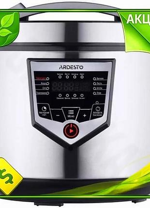 Ve мультиварка ardesto из нержавеющей new version стали 860вт 4л 16 программ для приготовления пищи ке n6w_ver