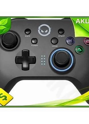 Ve геймпад lorgar беспроводной для new version пк ps3 android ios switch с вибрацией led подсветкой 16 n6w_ver