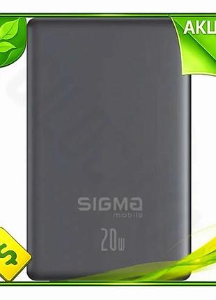 Ve універсальна мобільна батарея sigma new version 10000 mah grey power bank портативний зарядний прис n6w_ver