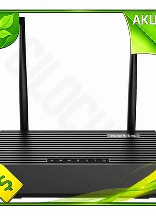 Ve роутер netis wi-fi 6 new version black до 1775 mb/s 4 lan 1000 mb/s беспроводной маршрутизатор с ан n6w_ver