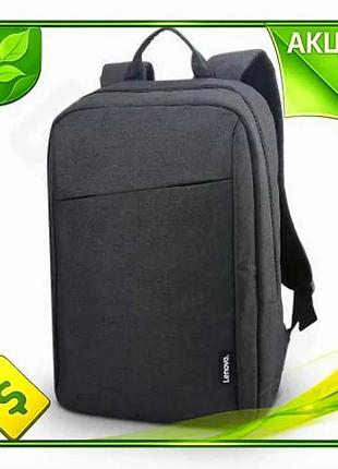 Ve рюкзак для ноутбука lenovo new version casual 15.6" чорний поліестер для роботи та навчання сумка д n6w_ver