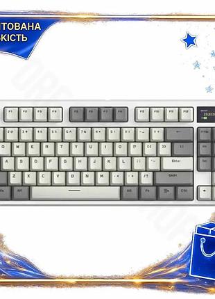 Dm беспроводная клавиатура attack спецификация 2.2 shark механическая retro grey с rgb подсветкой для spe|lz