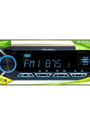Ve автомагнітола calcell usb 1 new version din bluetooth для автомобіля з підтримкою microsd fm-радіо n6w_ver