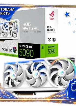 Dm відеокарта geforce rtx специфікація 2.2 5090 asus rog astral oc white edition 32гб gddr7 для ігор 8 spe|lz