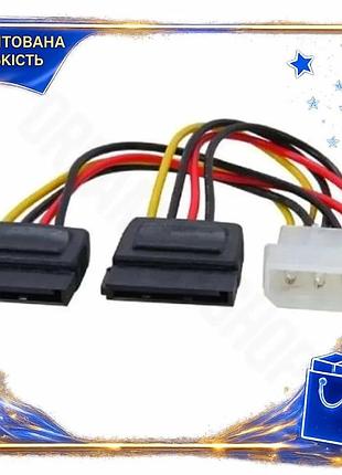Dm переходник питания molex спецификация 2.2 2 x sata 20 см адаптер ssd hdd питания для жестких дисков spe|lz