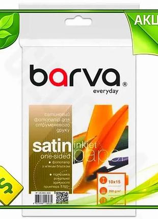 Ve фотопапір barva сатиновий a6 new version 10x15 260 г/м2 20 арк для фотографій друку та оформлення n6w_ver