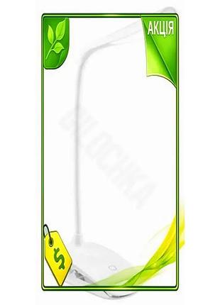 Ve лампа настільна colorway гнучка new version з акумулятором led 14 для читання та нічник сенсорна з n6w_ver