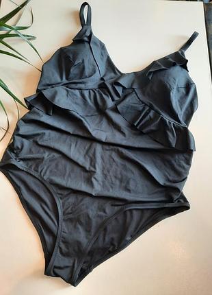 Красивий суцільний купальник для вагітних розмір l/xl
