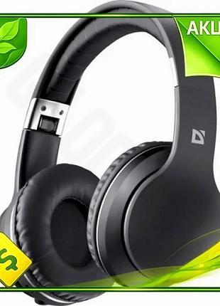 Ve беспроводные наушники defender bluetooth new version накладные черные с микрофоном для музыки и зво n6w_ver