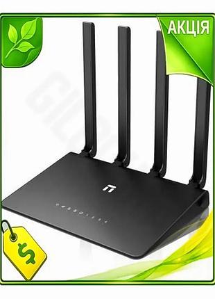 Ve роутер netis дводіапазонний wi-fi new version 5 1167 мбіт/с для дому та офісу маршрутизатор з 4 lan n6w_ver