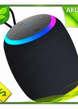 Ve портативная колонка pixus 15 new version вт bluetooth 5.3 черная беспроводная колонка для музыки в n6w_ver