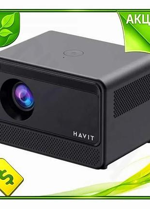 Ve проектор havit чорний wifi new version bluetooth 1280x720 для домашнього кінотеатру мультимедійний n6w_ver