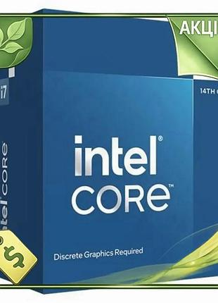 Ve процесор intel core i7 new version 14 покоління lga1700 20 потоків 2.1-5.4 ггц для пк геймерський r n6w_ver