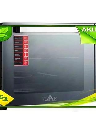 Ve електродуховка castle 60л 1900вт new version конвекція для приготування страв з таймером та термост n6w_ver